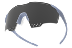 Спортивные очки HILX Gladiator (L) / Shiny Crystal Milky Light Grey / Black Mirror Lens