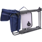 Кресло складное с подлокотниками до 100 кг SJ-0053, 52*62*92 см, цвет: синий, ТуристМастер