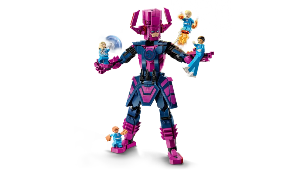 Конструктор LEGO Marvel 76316 Фантастическая четверка против Фигурка Галактуса-конструктора