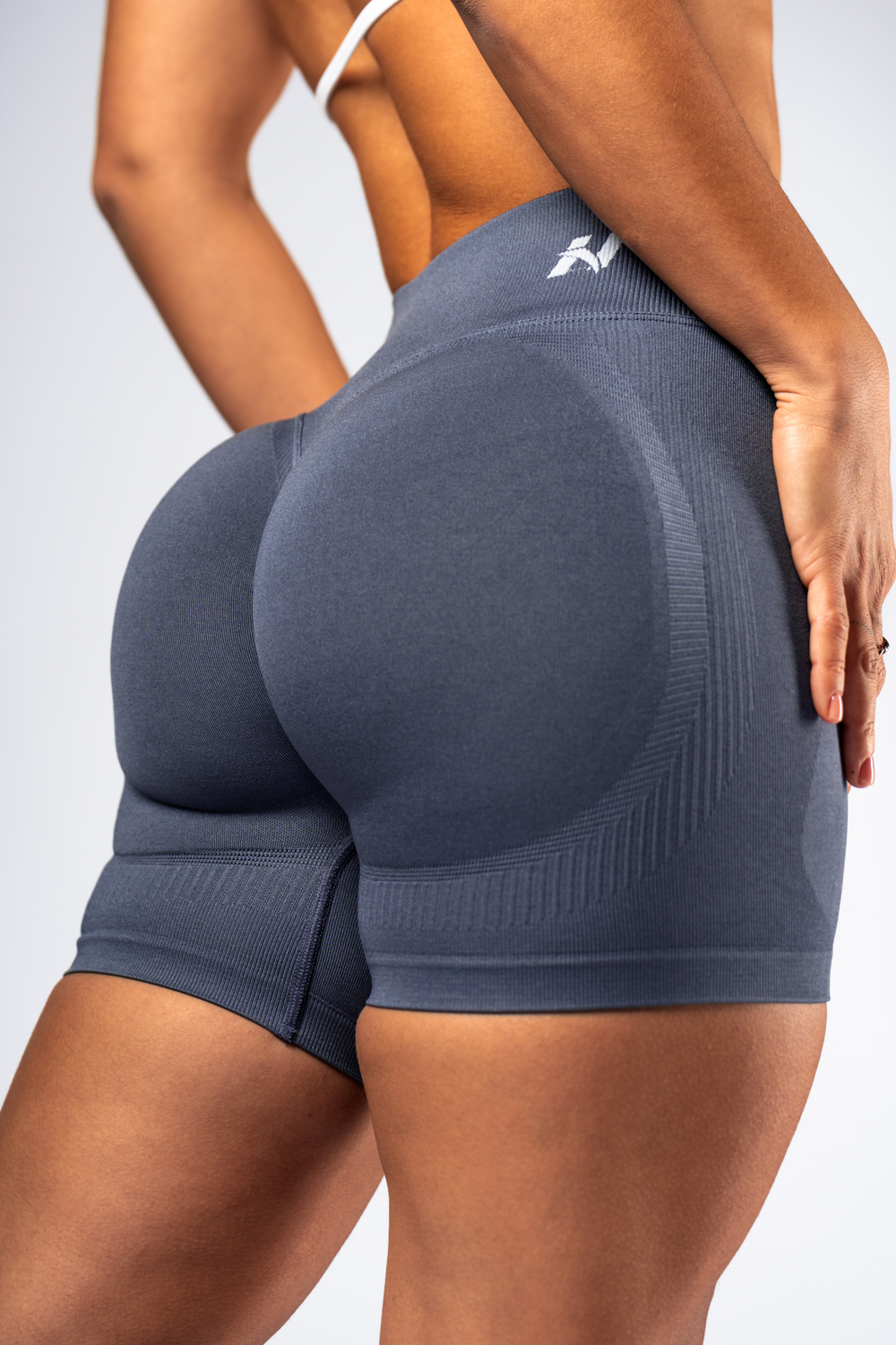 Шорты High-Waist Push-Up Shorts POWER 893 Серые