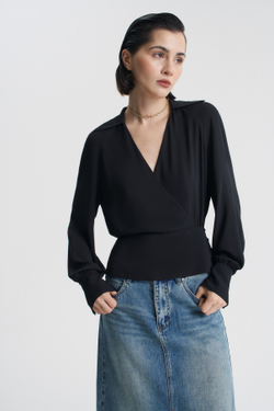 Блуза с баской