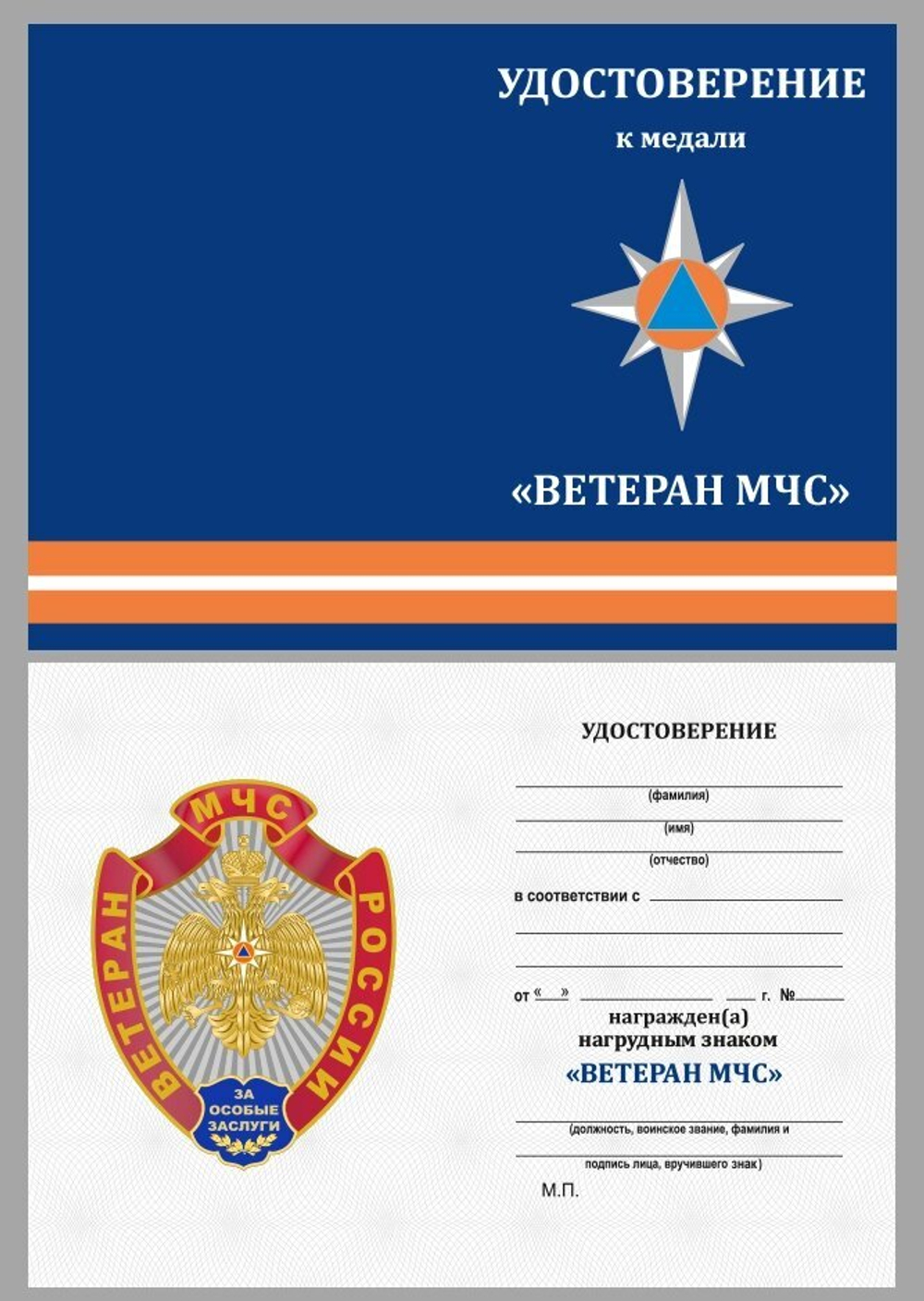 Знак "Ветеран МЧС" Учреждение: 06.12.2010