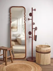 Напольное зеркало Fluid, 180х54 см, коричневое