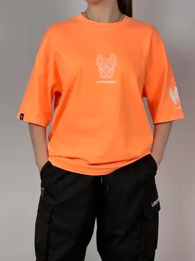 Футболка с пигментным логотипом MINI LADOK