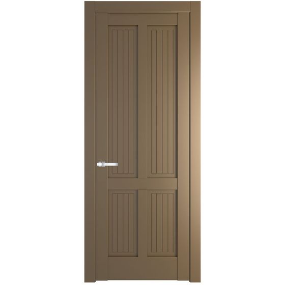 Фото межкомнатной двери эмаль Profil Doors 3.6.1PM перламутр золото глухая