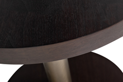 Стол журнальньный 70х60см Garda Decor Kong темный орех