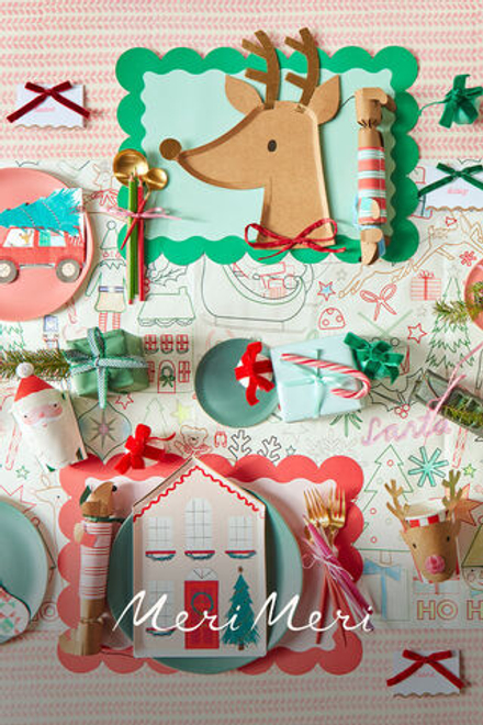 Тарелки "Рождественские домики" 8 шт. (2024)