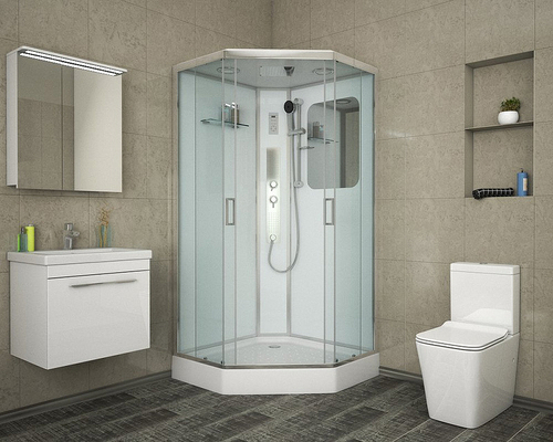 Душевая кабина Niagara Premium 100x100 NG-6002-01GD с гидромассажем