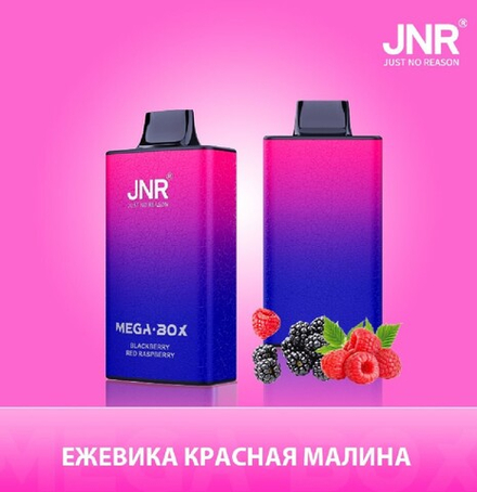 JNR Mega box Ежевика-красная малина 30000 затяжек 20мг (2%)