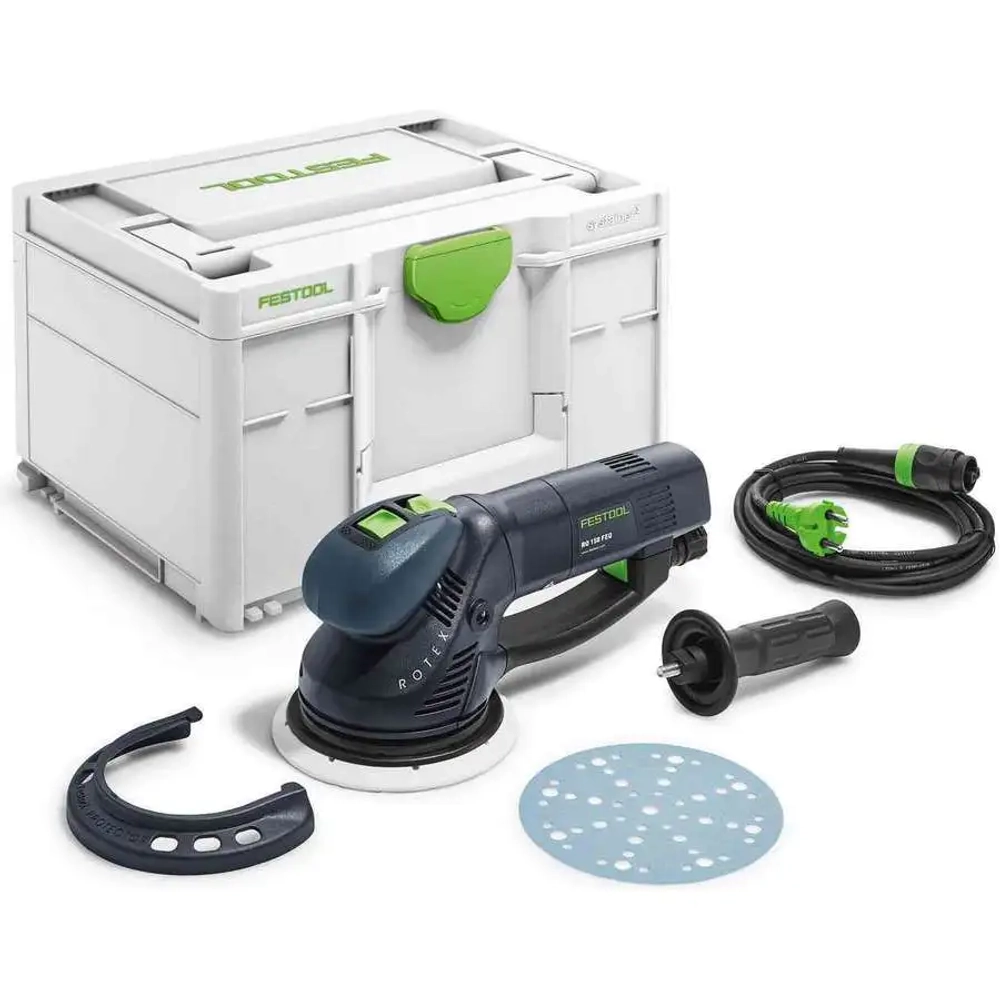 Эксцентриковая шлифовальная машинка с редуктором ROTEX RO 150 FEQ-Plus FESTOOL 576017