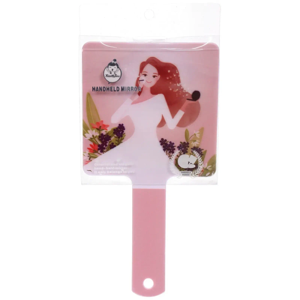 Зеркало косметическое «ИМАНИ - ЛАНТА», микс 4 дизайна, 23,4*12см (PVC подвес)