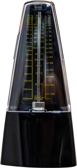 Метроном механический FLIGHT FMM-10 BLACK