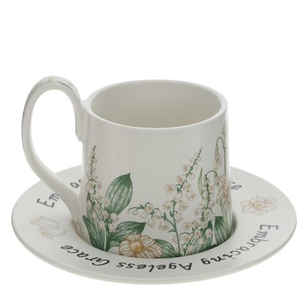 GAEM Чашка с блюдцем, 220 мл, L15,5 W15,5 H9,5 см