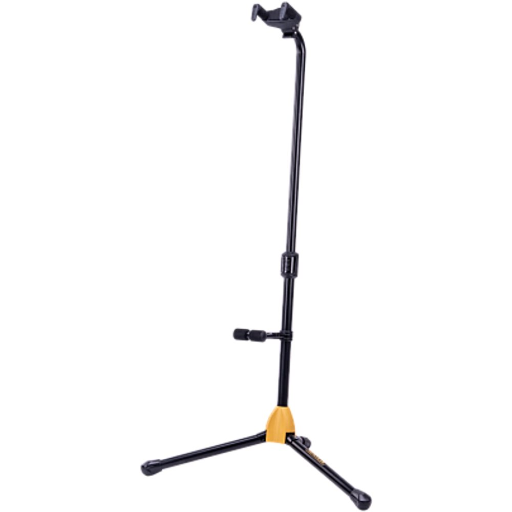 Hercules GS412B Plus Стойка для гитары с автозахватом Auto Grip System. Высота, мм: 855-1075. Вес, кг: 1.7. Грузоподъёмность, кг: 15.