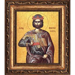 Анастасий Персиянин преподобномученик. Икона на холсте.