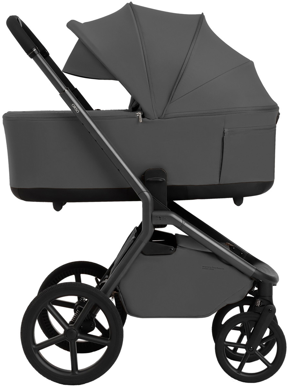 Коляска 3 в 1 Sweet Baby SBL Orso New + автокресло Premier Black New Dark Grey