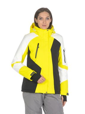 Женская горнолыжная куртка BETEBEILE желтого цвета.