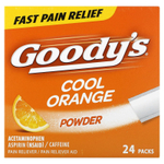 Goody's, порошок от головной боли, холодный апельсин, 24 пакетика