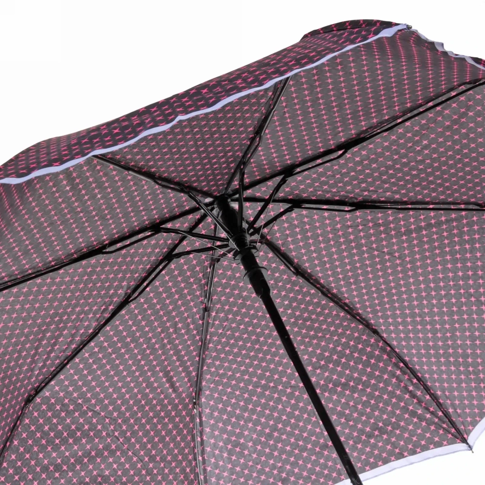 Зонт женский полуавтомат «Ультрамарин - Ореон», цвет микс, 8 спиц, d-100см, длина в слож. виде 30см