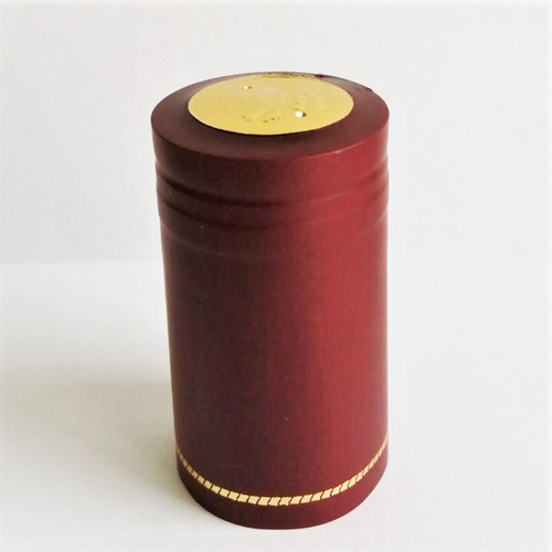 Термоусадочный колпачок для виски 1л.бордо