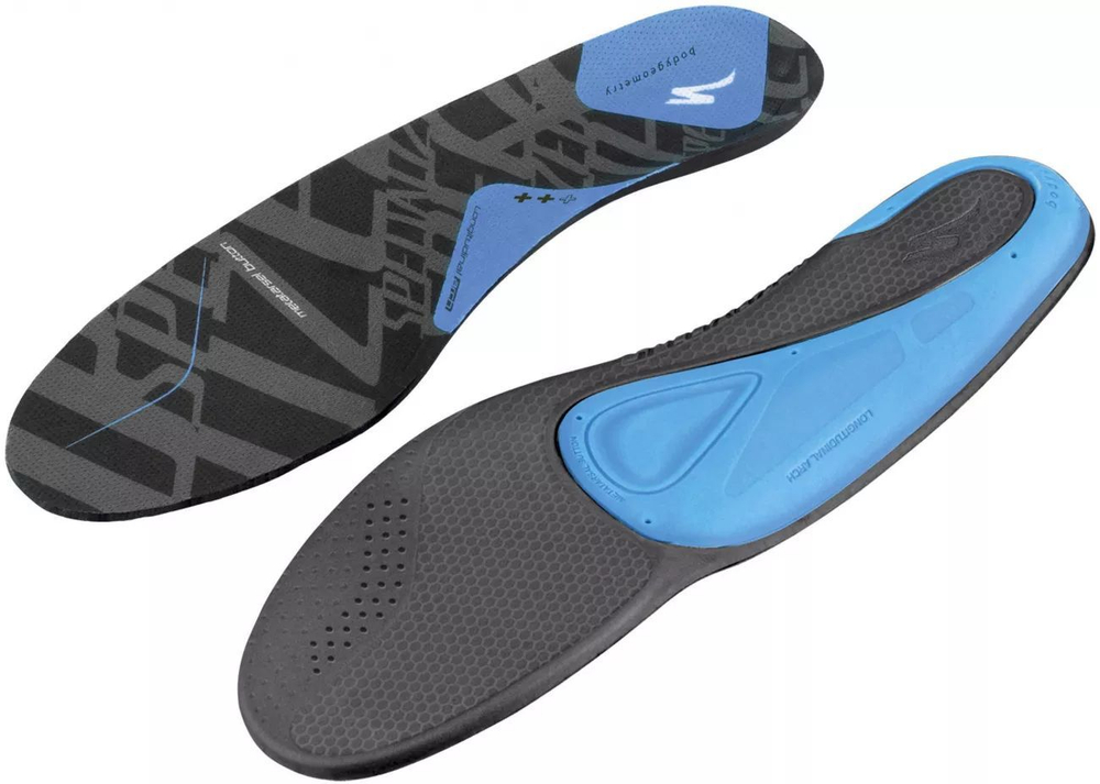 Стельки Specialized Body Geometry SL, коррекция типа +2, синие