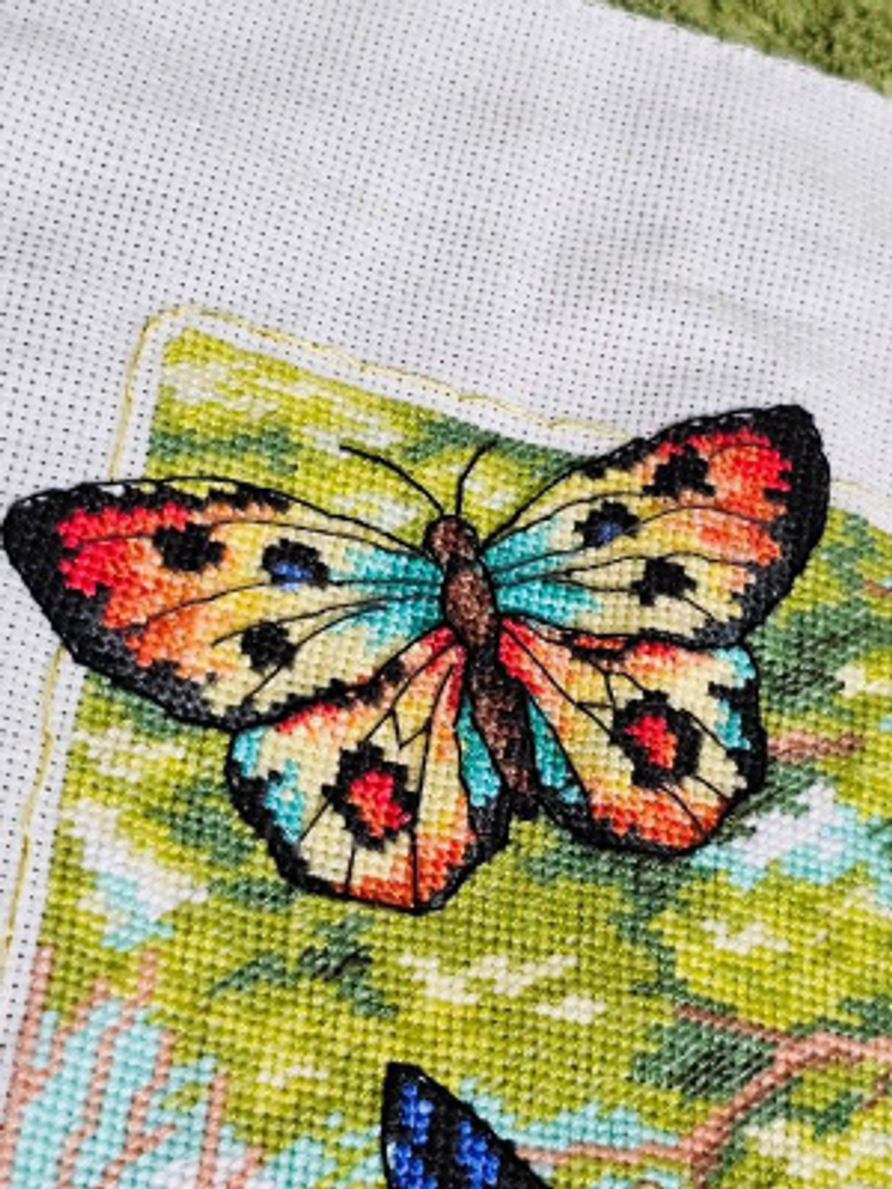 "Летние бабочки"-35226 вышивка
