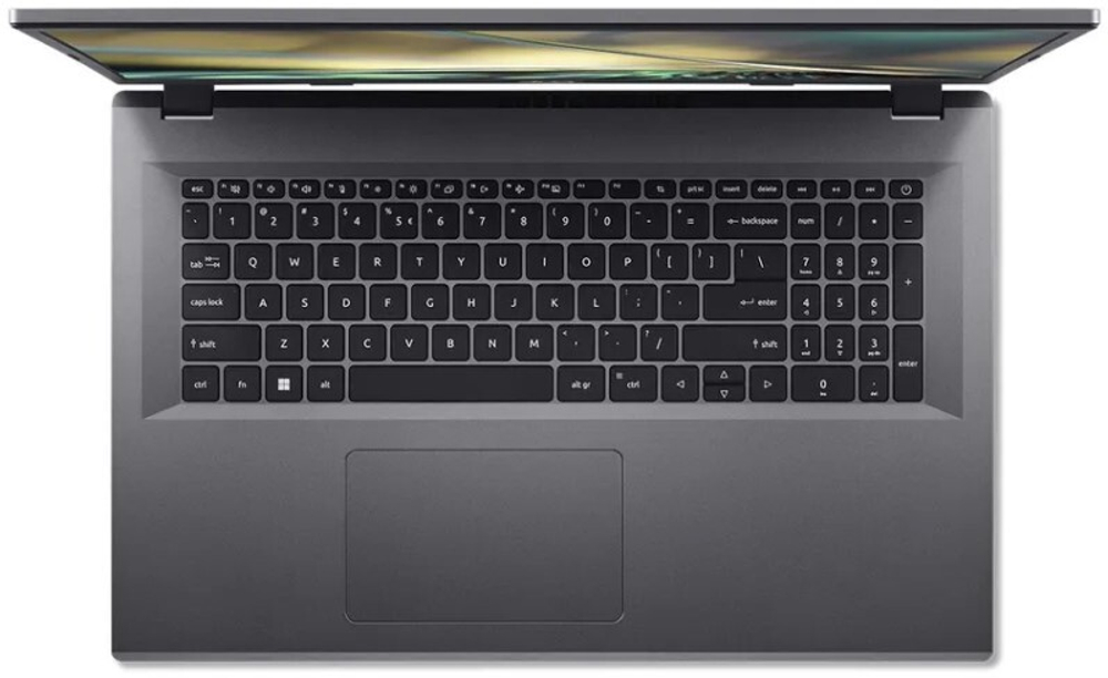 Ноутбук  Acer Aspire A317-55P 17.3 ", Core i3, 16 Гб RAM, 512 Гб SSD, UHD Graphics 770, Серебристый