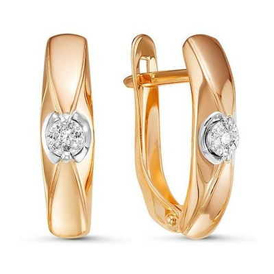 Серьги Au 585 (БР121117)