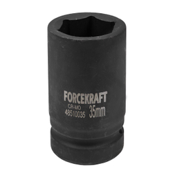 Головка ударная глубокая 1'', 35мм (6гр) FORCEKRAFT FK-48510035