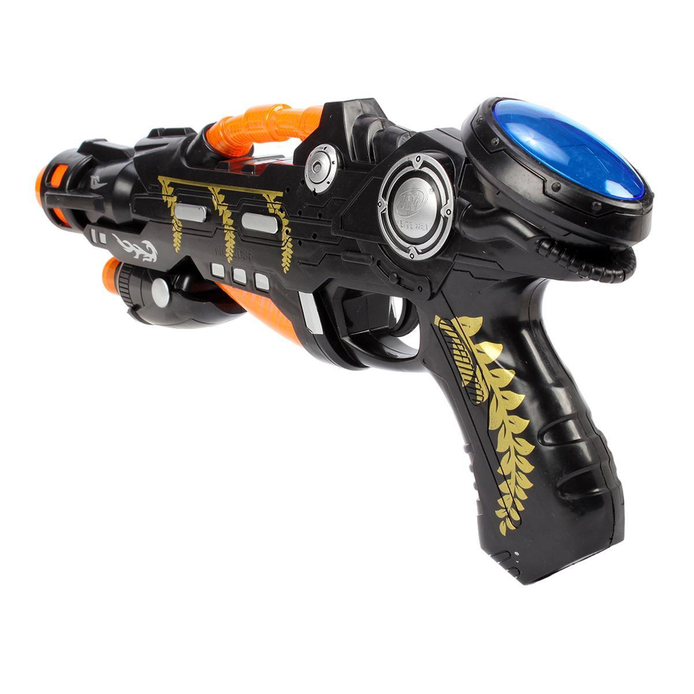 Пистолет на батарейках 32см, пакет 2036