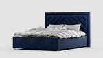 Мягкая двуспальная кровать "Венеция" с подъемным механизмом
