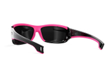 Спортивные очки LiP Tide / Gloss Black - Pink Rubber / PC Polarized / Levante Series Chroma Smoke