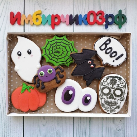 Имбирные пряники Хэллоуин