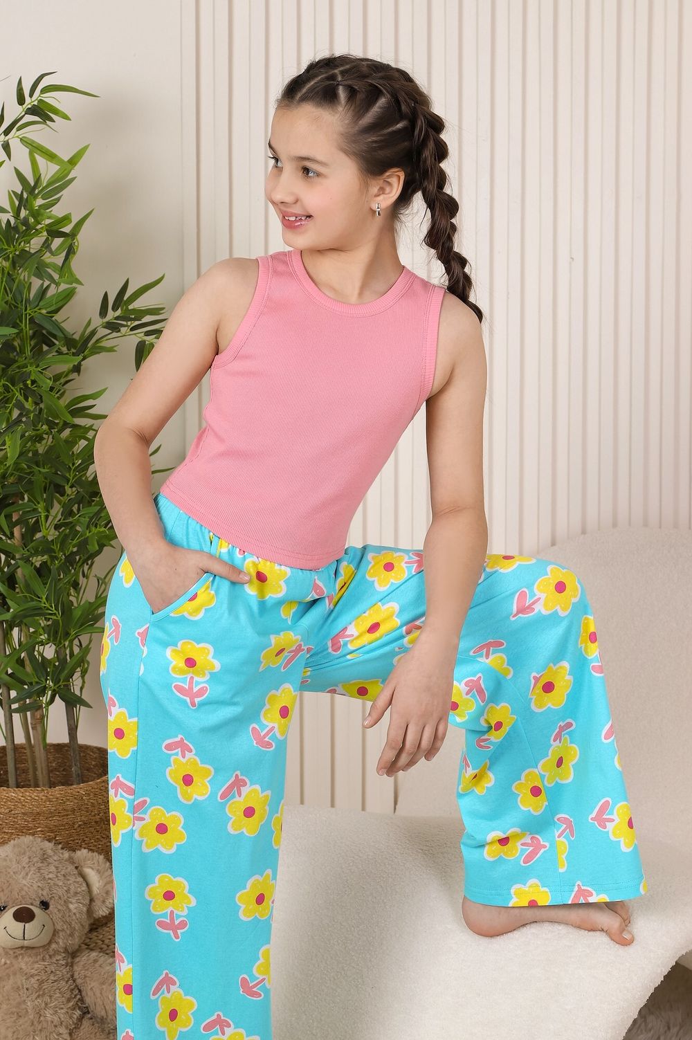 Костюм для девочки Незабудка-1 Виотекс РОЗОВЫЙ