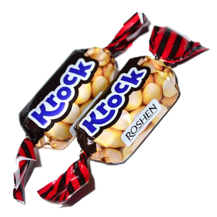 Конфеты Krock с арахисом Рошен весовые (5323)