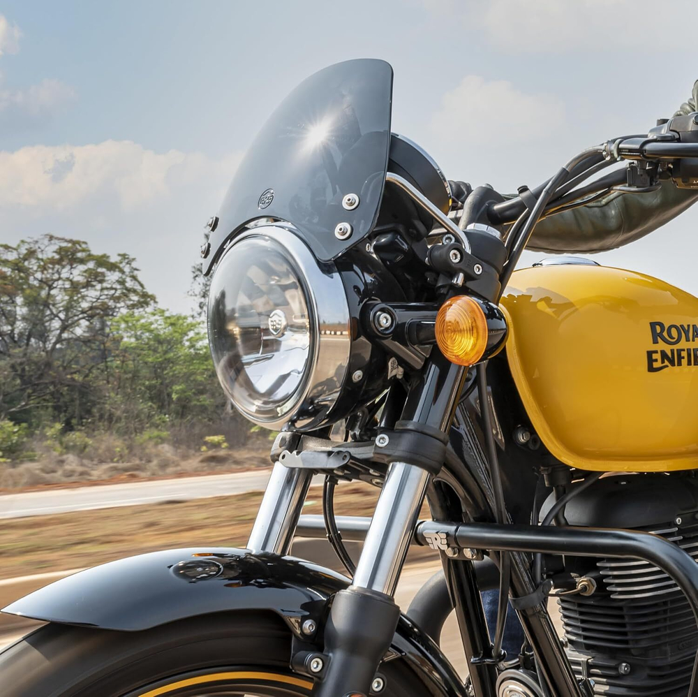 Ветровое стекло Royal Enfield, тонированное Flyscreen – Meteor 350, арт. KXA00063