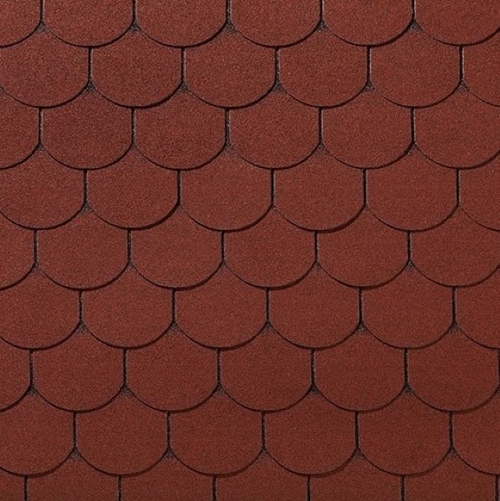 Черепица гибкая Roofshield Фемили Лайт Готик FL-G-31 красная