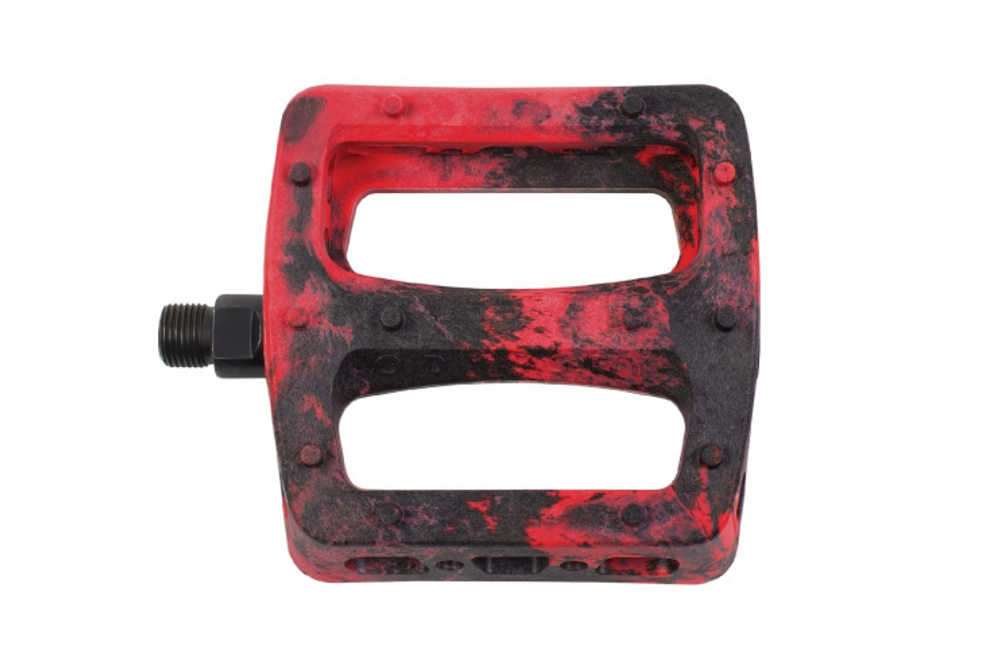 BMX Педали Odyssey Twisted Pro насыпные ((черный / красный) арт: P-109-BKRD)