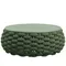 Уличный пуф-столик Pouf Ø80х30 см, зеленый