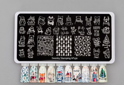 Swanky Stamping Пластина для стемпинга 130