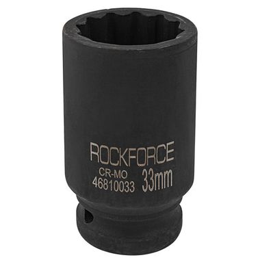 Головка ударная глубокая 3/4'', 33мм (12гр.) RockForce RF-46810033