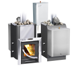 Дровяная печь для бани ЕРМАК 20 ПС Элит