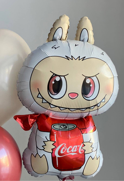 Шар фольга Лабубу Кока Кола COCA COLA