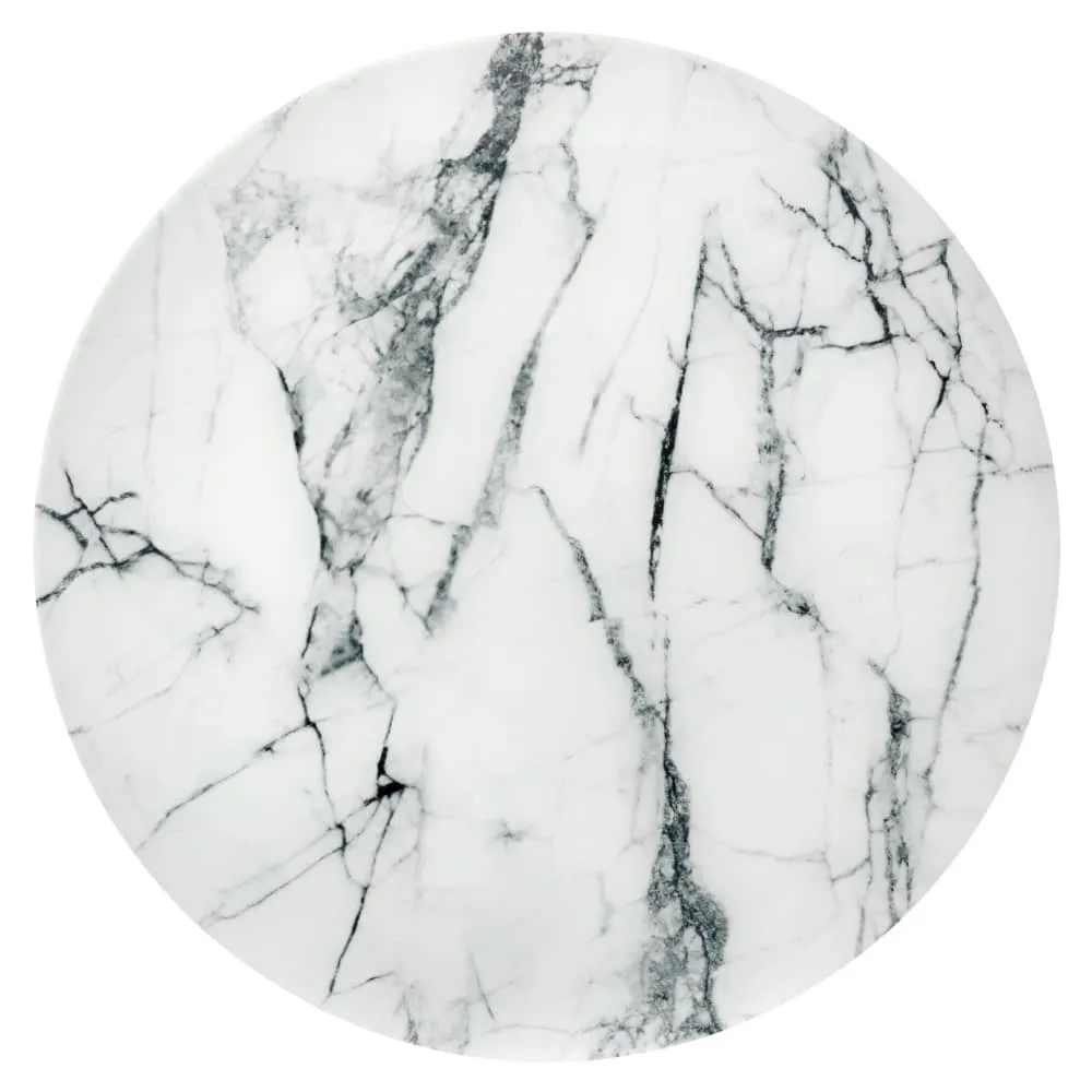 Набор кофейных столиков Bradex Home ов Tango белый мрамор с белыми ножками