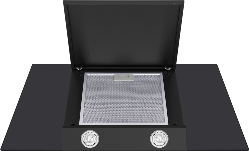 Кухонная вытяжка MAUNFELD Gloria 90 черный\черное стекло фото 7