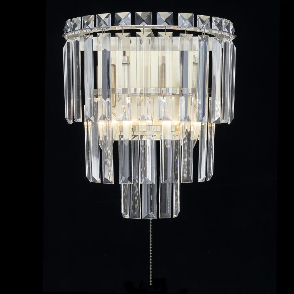 Citilux Фонда CL303323 Бра хрустальное с выключателем Бронза