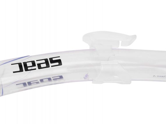 Трубка Seac Reverse Dry прозрачный/голубой