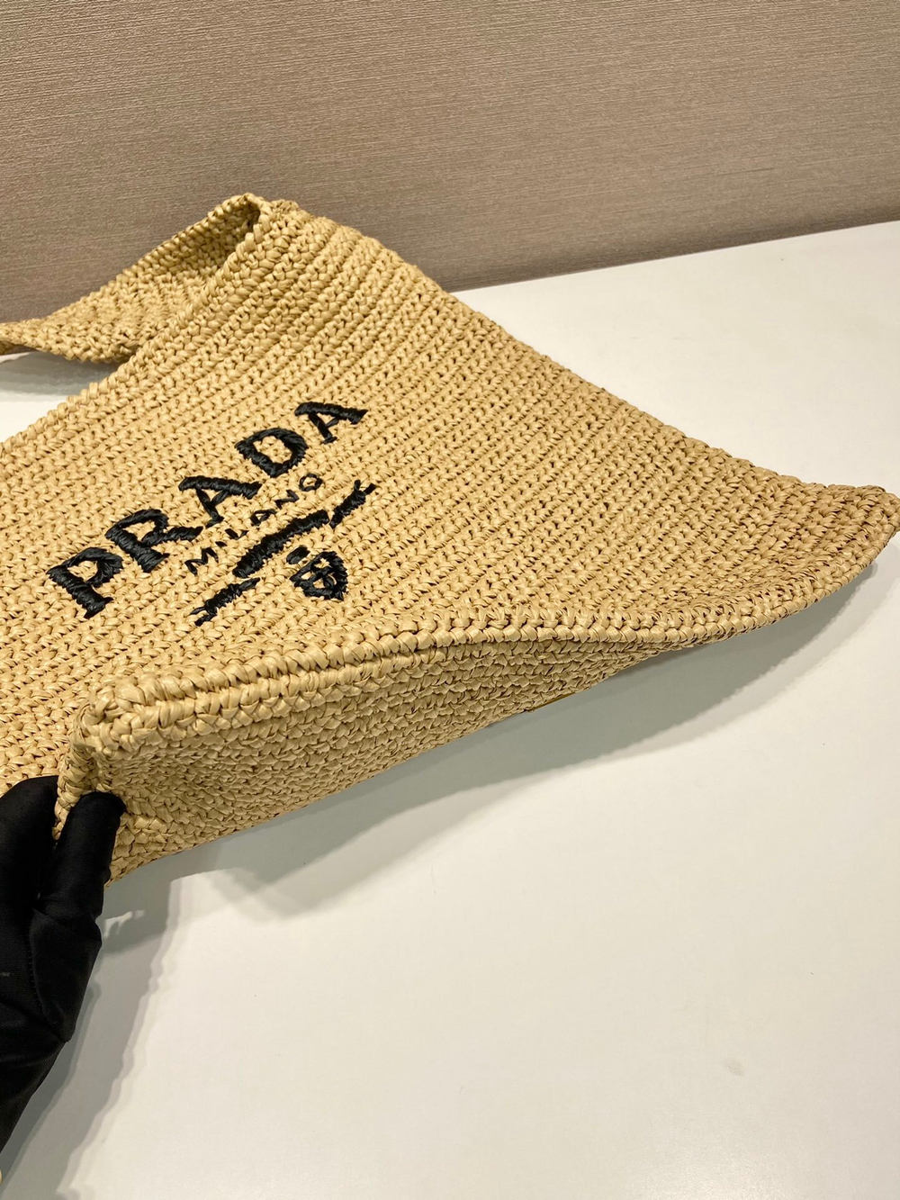 Prada Crochet Tote Bag 42 cm