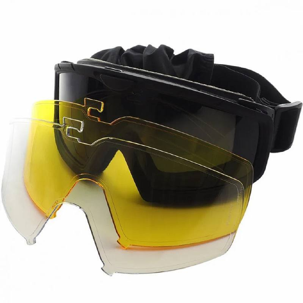 Очки-маска баллистические PMX Impact GB700SDT ANTI-FOG 96% Жёл. 89% Сер. 23%