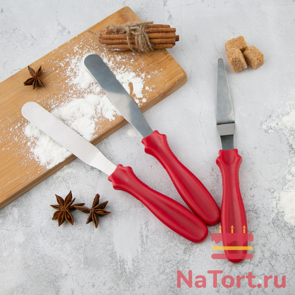 Набор кондитерских лопаток 3 шт